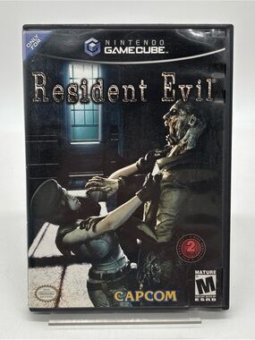 Resident Evil (GameCube, 2002) Complete CIB W/ Manual & Advertising